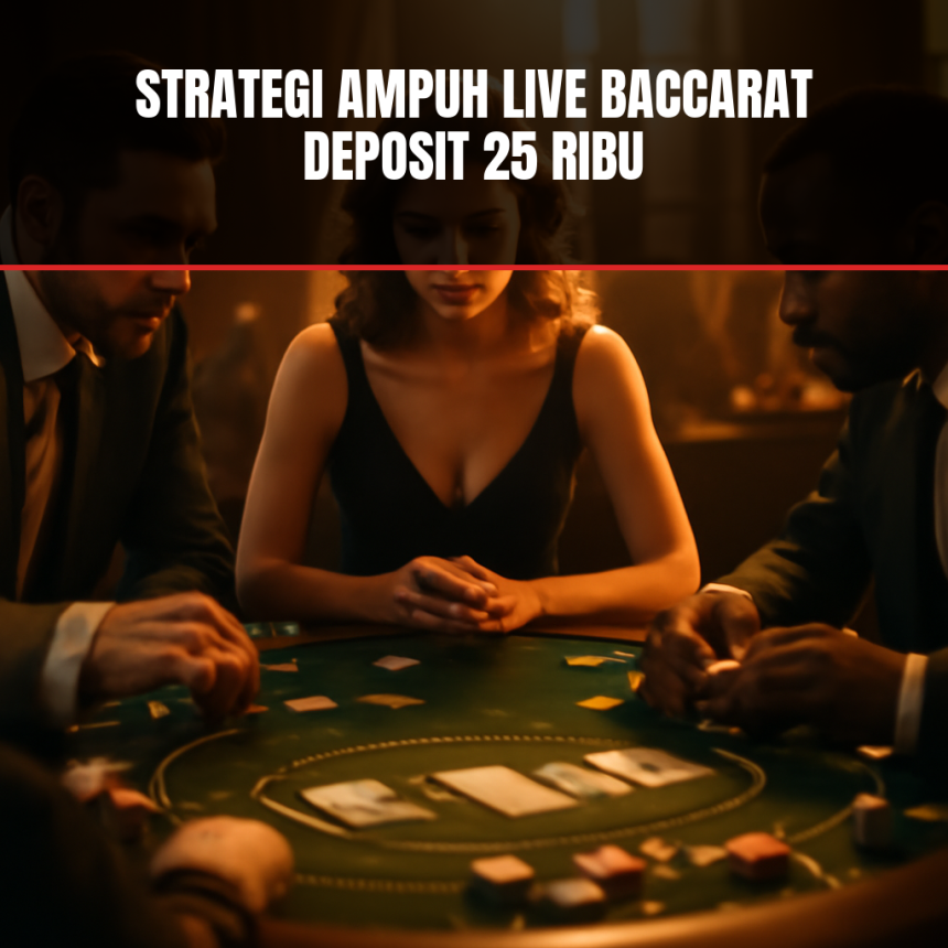 strategi live baccarat